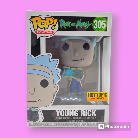 Funko POP! Rick and Morty Young Rick #305 Hot Topic Exclusive Vinyl Figure - Picture 1 of 7